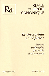 Revue de Droit Canonique