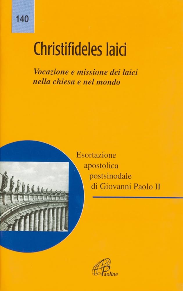 75. L’apostolato dei laici (segue)
