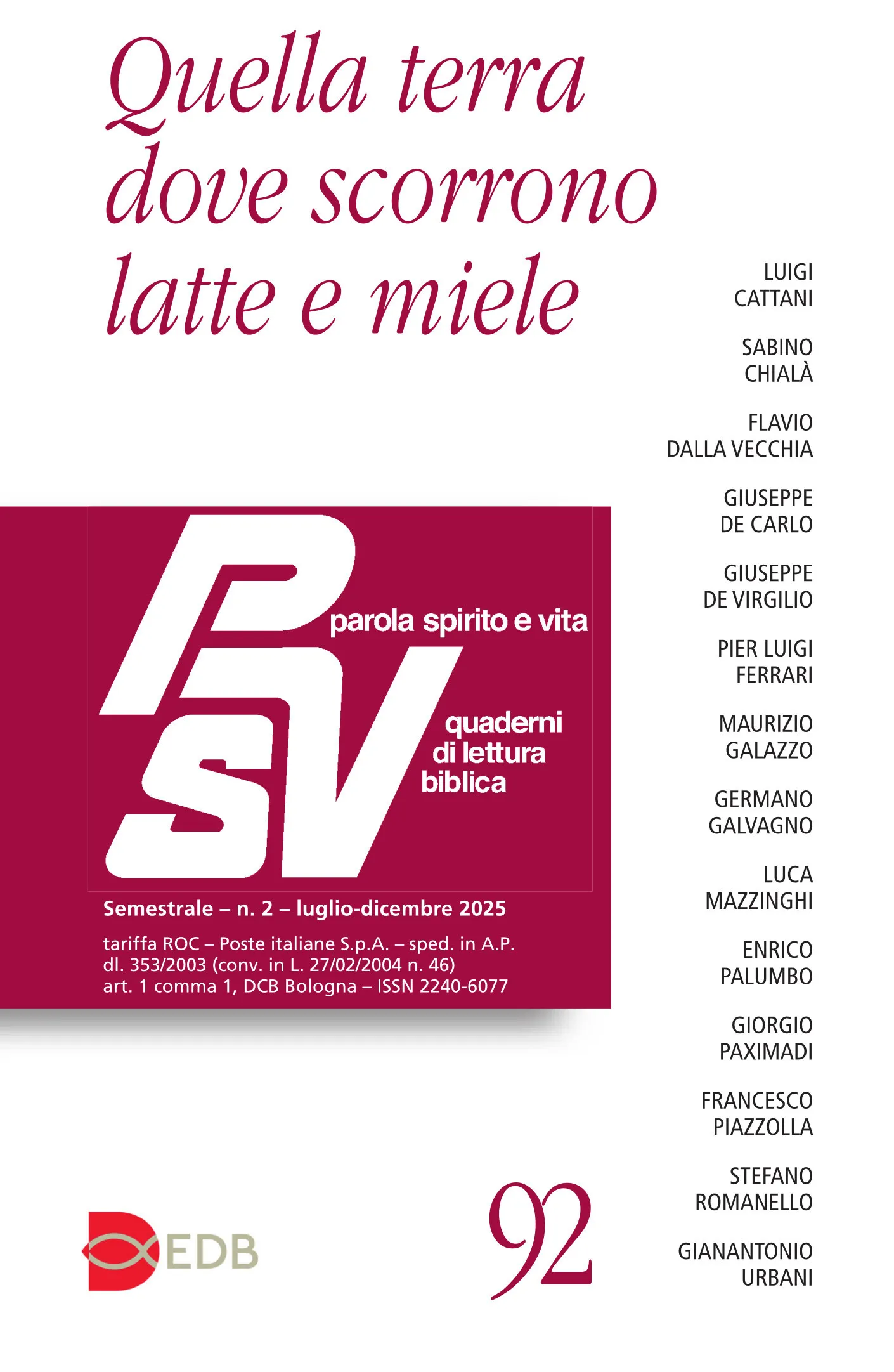 Parola Spirito e Vita